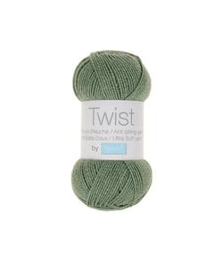 Pelote à tricoter TWIST - 100gr - Trimits 06 Vert