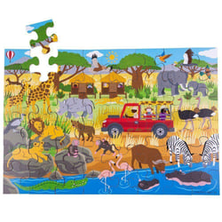 Puzzle géant Aventure africaine - Bigjigs Toys