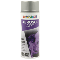Spray de peinture - Gris aluminium - RAL 9007 - Satiné - Tous supports - Aérosol Art