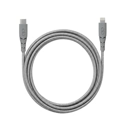 Force Power Câble Ultra-renforcé USB C/Lightning 3m - 3A Gris