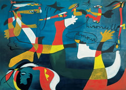 Puzzle 1000 pièces - Joan Miro - Hirondelle Amour - Eurographics
