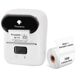 Mini Imprimante Bluetooth Portable Sans Encre Pour Étiquettes Rapides Et Faciles Blanc YONIS