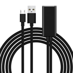 Avizar Adaptateur Réseau micro-USB vers Ethernet RJ45 Universel Vitesse 100Mbps Noir