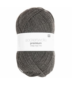 Fil à chaussette SOCKENWOLL PREMIUM 4 brins - 100gr - Rico Design 18 Brun