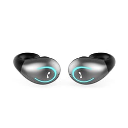 Ecouteurs Bluetooth Ultra-Légers Confortables Sécurisés Pour Sport Et Travail Gris YONIS