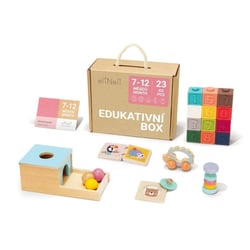 Coffret pédagogique ensemble de jouets enfants - EliNeli - Beige