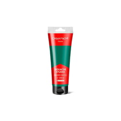 Gouache Studio - Vert émeraude - Ultra couvrante - Mate - Tube 250 ml - Caran d'Ache