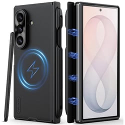 Coque magnétique NILLKIN avec support pour stylet pour Samsung Galaxy Z Fold 8 Ultra, noir