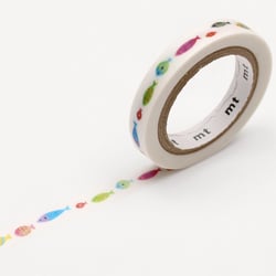 Masking tape - Poissons - 7 m x 7mm