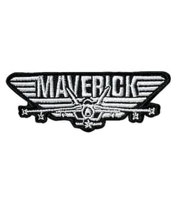Écusson imprimé “Maverick” – Top Gun – 75x28mm️ Multicolore