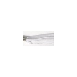 Ruban organdi avec fermoir carabinier Blanc 50 cm