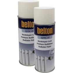 Lot 2 sprays de peinture - Blanc crème - Pour radiateur - Jusqu'à 120°C - Belton - 400ml