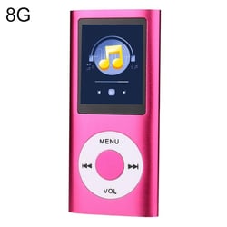 Lecteur MP4 Écran TFT 1.8 Pouces 8G TF Carte Écouteurs Câble Bleu Rose 2 YONIS