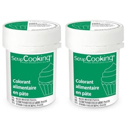 Colorant alimentaire en pâte 40 g - Vert émeraude