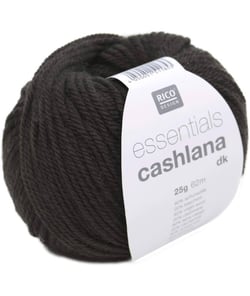Pelote de cachemire à tricoter Essentials Cashlana - 25GR - Rico Design 10 Marron