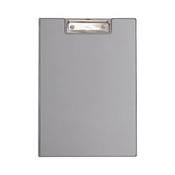 Porte-bloc avec rabat - format A4 - gris - MAUL