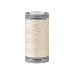 Fil super polyester résistant 125m haute qualité crème