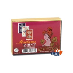 Jeu de cartes - Madame Patience - Piatnik - 2 jeux de 52 cartes