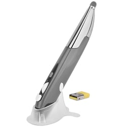 Souris Sans Fil Ergonomique Commande Vocale Mini Pour PC Et TV Gris YONIS