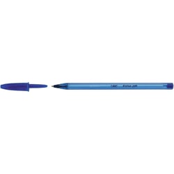 Lot de 50 stylos bille BIC - Cristal Soft - Encre bleue - Pointe moyenne 1,2 mm