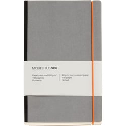 Carnet - Gris - A5 - 192 pages - 80g - Miquelrius