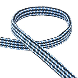 Bobine tresse chinée 25m bleu acier