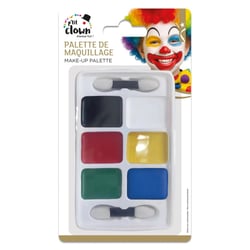 Palette de maquillage - fards gras - 6 couleurs
