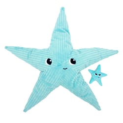 Les Déglingos Les PTIPOTOS by Peluche WAHOU Etoile DE MER Maman  and  Bebe Bleu Aqua - Les D glingos