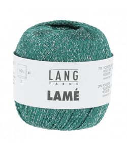 Fil brillant à tricoter LAME - Lang Yarns 0088 Vert