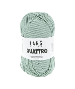 Fil à tricoter 100% coton QUATTRO - Lang Yarns 93 Vert
