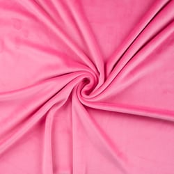 Tissu Doudou Lisse Ultra doux uni Rose fuchsia