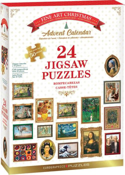 Puzzle 50 pièces - Calendrier de l'Avent Puzzle - Art Christmas - Eurographics