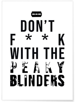 Affiche 'Don't f**k with...' | A3 : 29,7x42cm