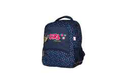 Sac à dos scolaire – KIP GIRL YOU ROCK – Bleu Marine – 2 compartiments