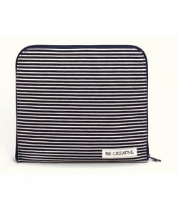 Pochette Tout en Un Denim et rayures Be Creative - Prym Bleu