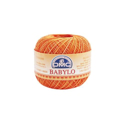 Fil à crocheter Babylo Gross. 10 - Col. 51 - Orange Citrouille Ombre