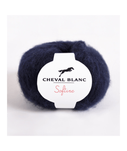 Fil à tricoter SOFTINE - Cheval Blanc 094 Amiral