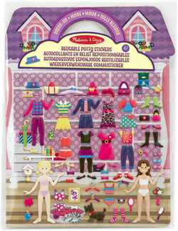 Livret d'autocollants reliefs repositionnables Mode - Melissa & Doug