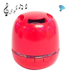 Enceinte Bluetooth Mini Portable LED Rouge Pour Smartphone Et Appareils Bluetooth Rouge YONIS