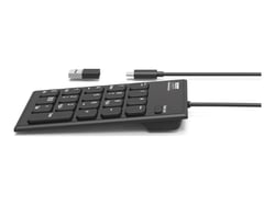 PORT Connect Pavé numérique PC USB-A & USB-C slim noir