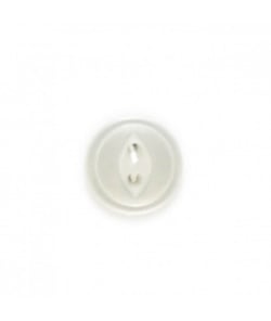 Carte de 7 boutons rebord écru 13mm - Distrifil Ecru