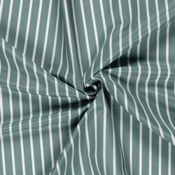 Tissu Short de bain déperlant recyclé Rayé blanc sur fond Bleu acier
