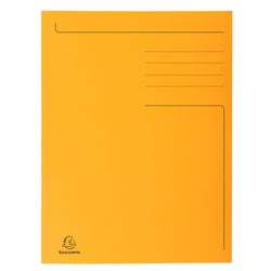 Chemise imprimée 3 rabats Forever® 280gm2 - Folio - Orange - x 50 - Exacompta
