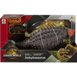 Figurine dinosaure sonore - MATTEL - Jurassic World Rebirth - Ankylosaurus Rugissement Féroce