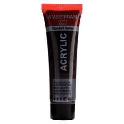 Peinture acrylique en tube - Brun Van Dyke - 403 - Amsterdam - 20ml