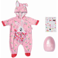 Baby born Oeuf de Pâques avec costume de Pâques