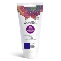 Encre violette pour tissu pour impression au bloc - Speedball