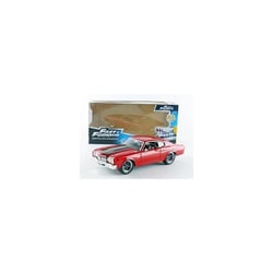 Jada Toys - Fast & Furious - Réplique Dom's Chevrolet Chevelle rouge avec bandes noires 1/24 1970