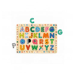 Puzzle éducatif - Puzzle ABC international - bois FSC - Djeco