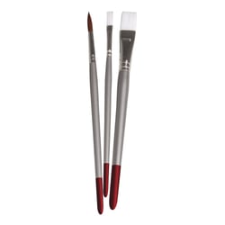 Set pinceaux Techn.de serviette FSC 100%, assortis, 3 pces